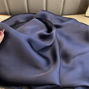 Echarpe Toque de Seda Lisa - Azul Escuro Liso
