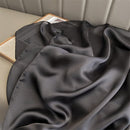 Echarpe Toque de Seda Lisa - Preto Liso