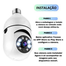 Câmera De Segurança Ip Wifi Full HD 2 Lentes Visão Noturna Microfone Durawell App V360 Pro