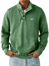 Nike – Classic Button Collar Sweatshirt